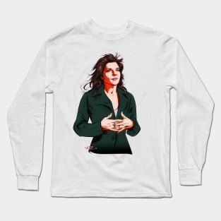 Rosanne Cash - An illustration by Paul Cemmick Long Sleeve T-Shirt